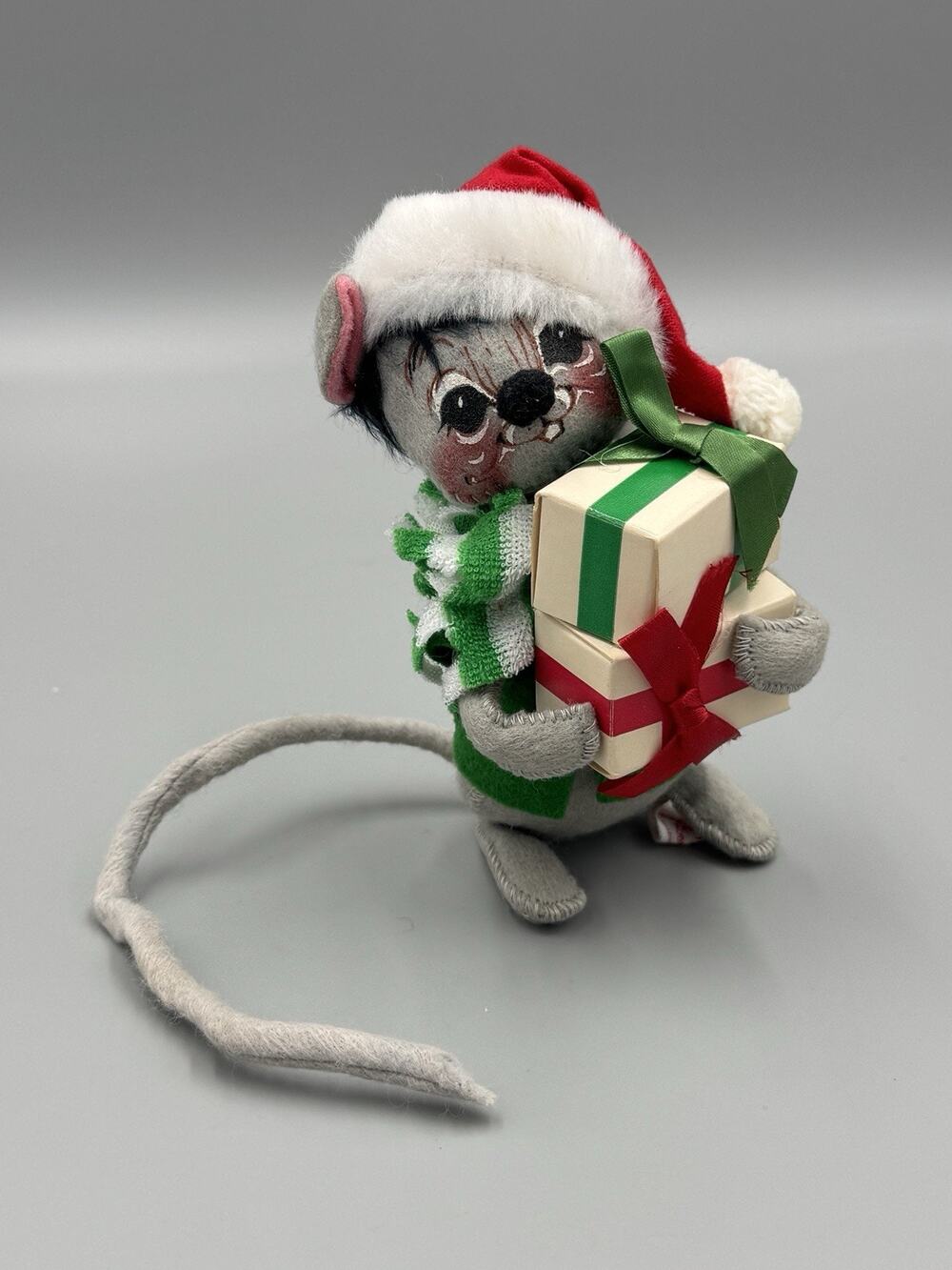 Vintage Annalee Dolls Merry Christmas Mouse Small 6 Inch Figurine